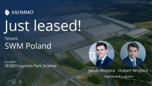 AXI IMMO doradza SWM Poland przy wynajmie w Segro Logistics Park Stryków