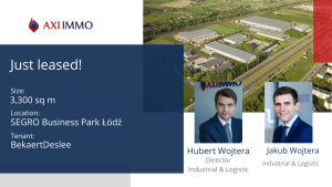 BekaertDeslee dalej w SEGRO Business Park Łódź, doradza AXI IMMO