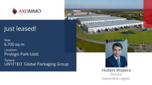 UN1F1ED2 Global Packaging Group rozgościł się w Prologis Park Łódź doradza AXI IMMO