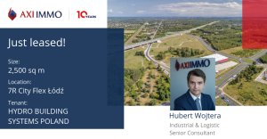 AXI IMMO advised HYDRO BUILDING SYSTEMS POLAND campany