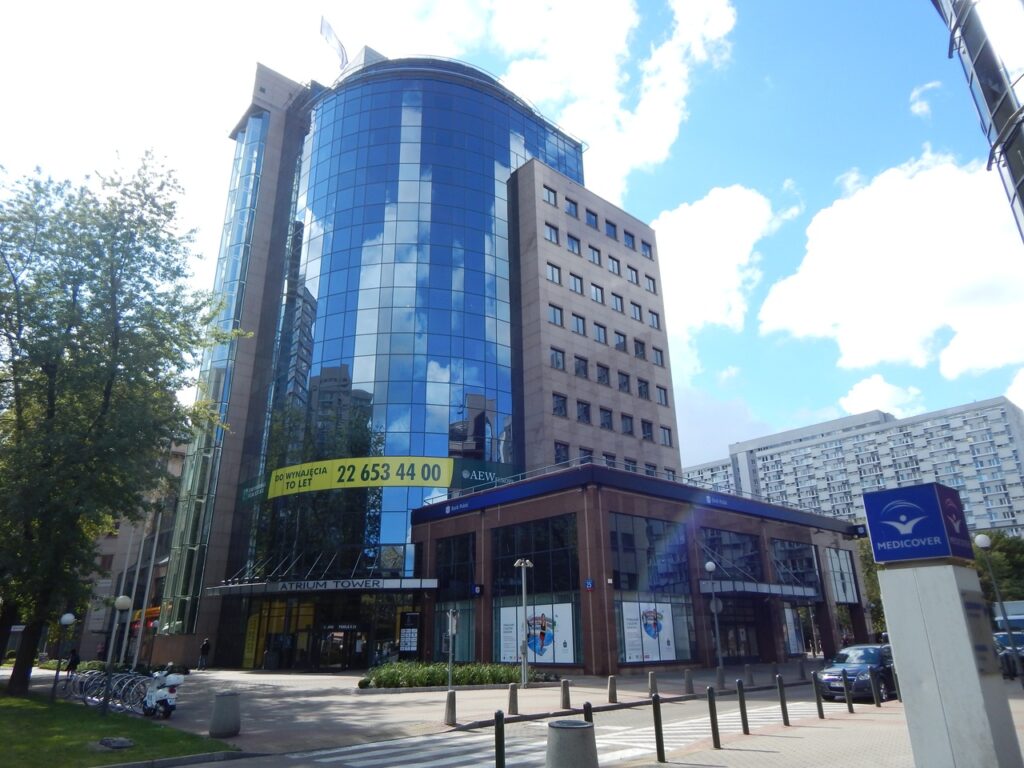 Atrium Tower – nowoczesne powierzchnie biurowe w Warszawie, Warszawa, na wynajem