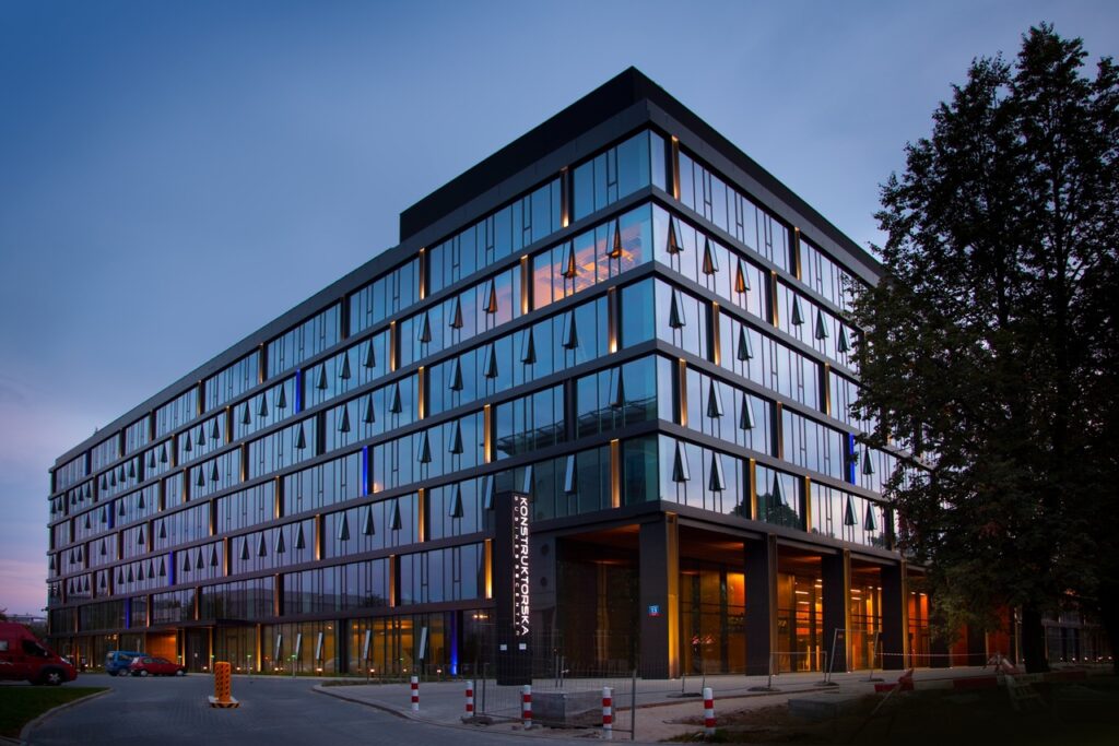 Konstruktorska Business Center – powierzchnia biurowa do wynajęcia na Mokotowie, Warszawa, na wynajem