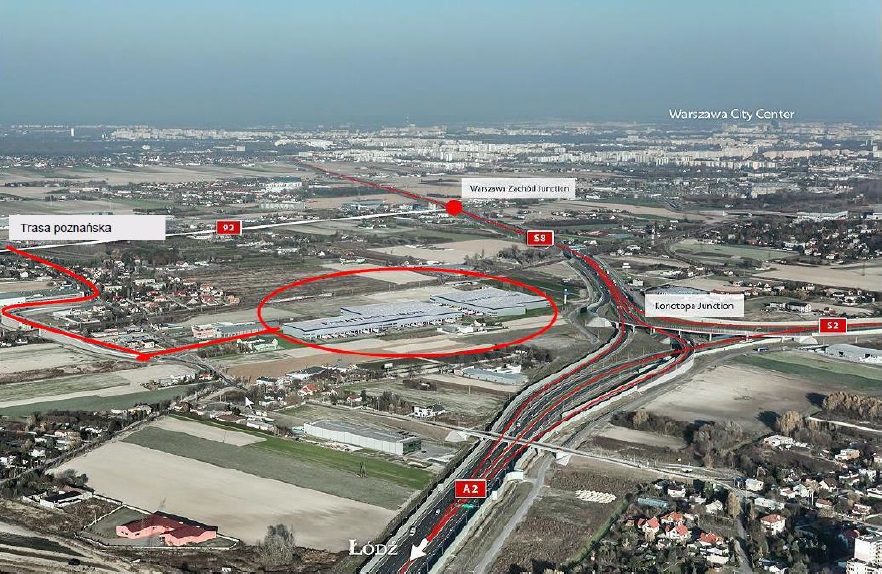 Magazyn w MEP Industrial Center Warsaw, rejon Warszawa, Ożarów Maz., na wynajem