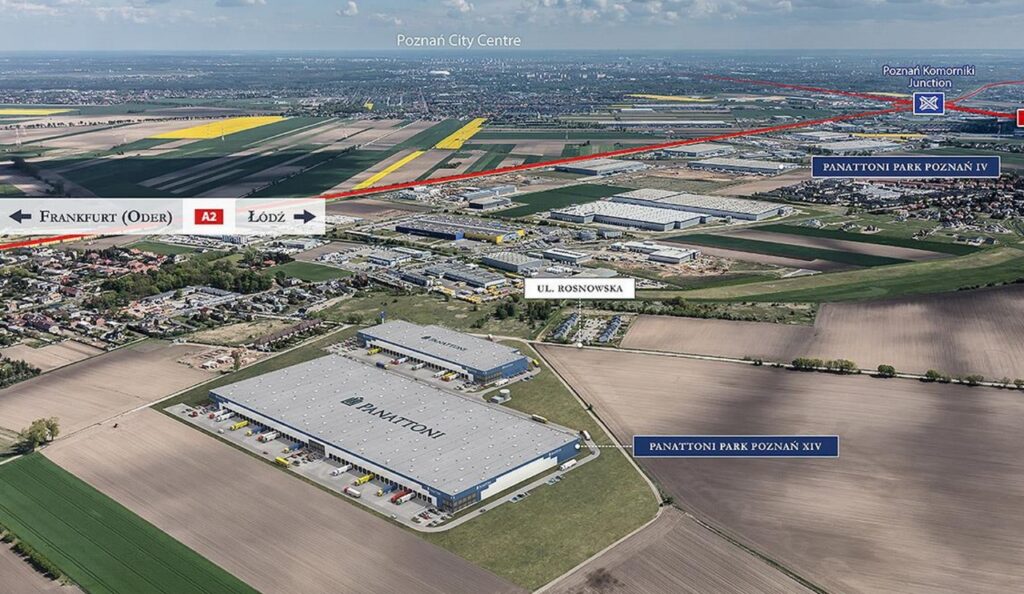 Magazyn wysokiego składowania do wynajęcia rejon Poznań przy autostradzie A2, S11 i S5, Komorniki, na wynajem