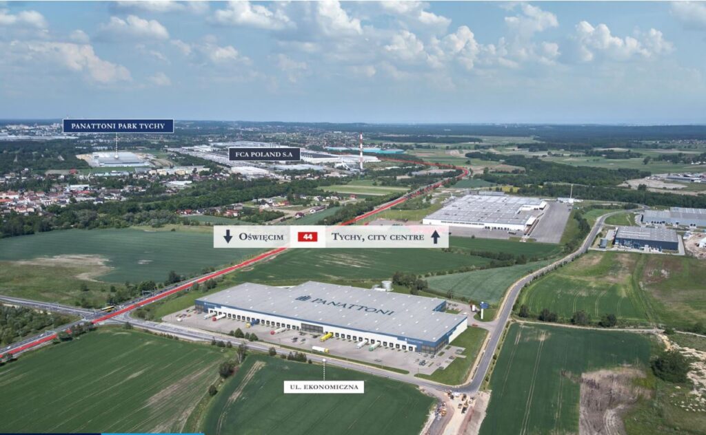Magazyny wysokiego składowania blisko A1 do wynajęcia na Górnym Śląsku, Bieruń, na wynajem