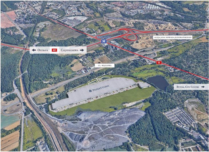 Nowe centrum logistyczne w Bytomiu, Bytom, na wynajem