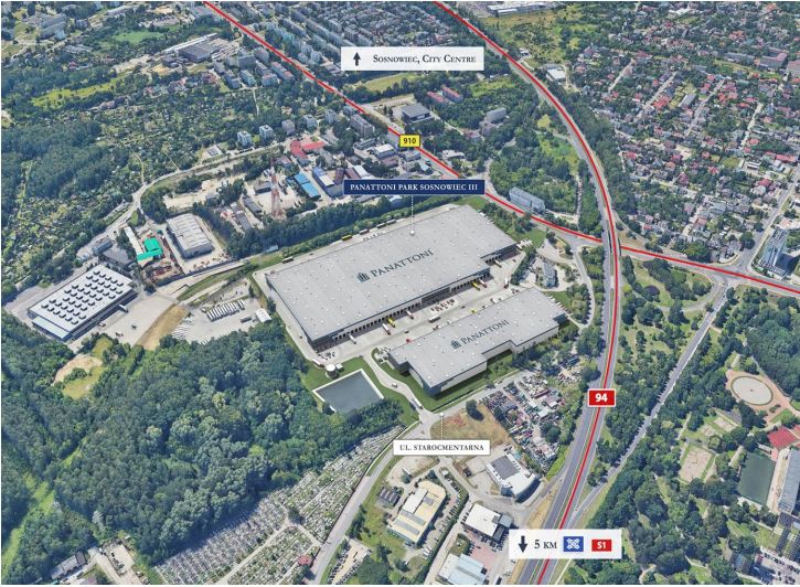 Nowoczesny park magazynowy do wynajęcia w Sosnowcu, Sosnowiec, na wynajem