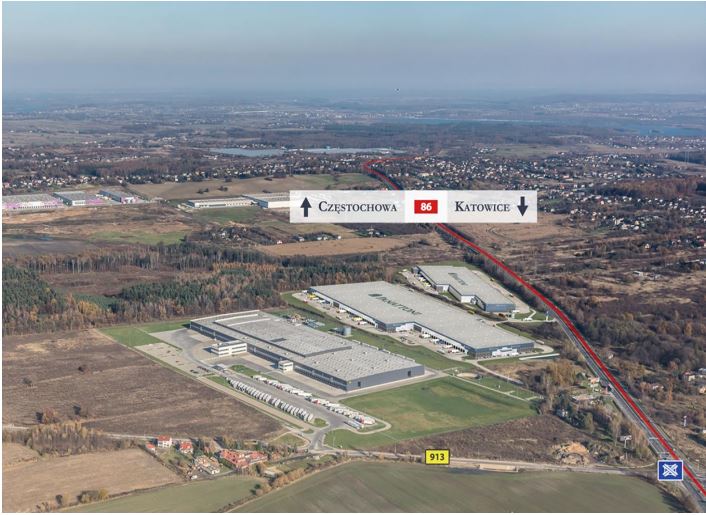 Nowy park logistyczny klasy A w Będzinie, Będzin, na wynajem