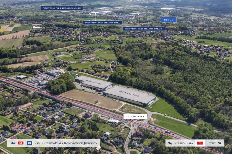Nowy park magazynowo-logistyczny w Czechowicach-Dziedzicach, Czechowice-Dziedzice, na wynajem