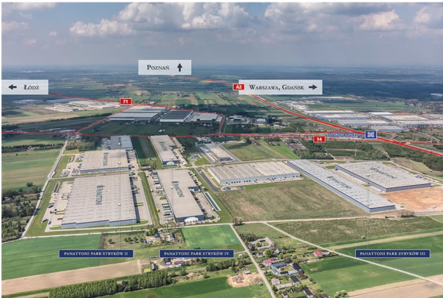Panattoni Park Stryków IV - magazyny do wynajęcia blisko Łodzi, Stryków, na wynajem