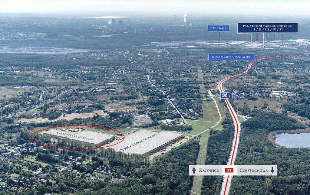 Panattoni Sosnowiec II – magazyn do wynajęcia 23 500 mkw, Sosnowiec, na wynajem