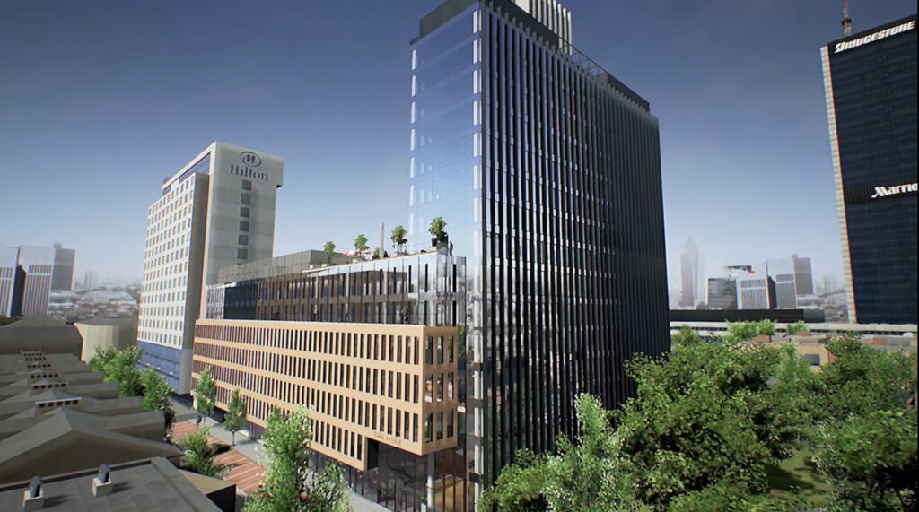 Park Avenue przy Wspólnej 70 oferuje biura do wynajęcia w centrum Warszawy, Warszawa, na wynajem