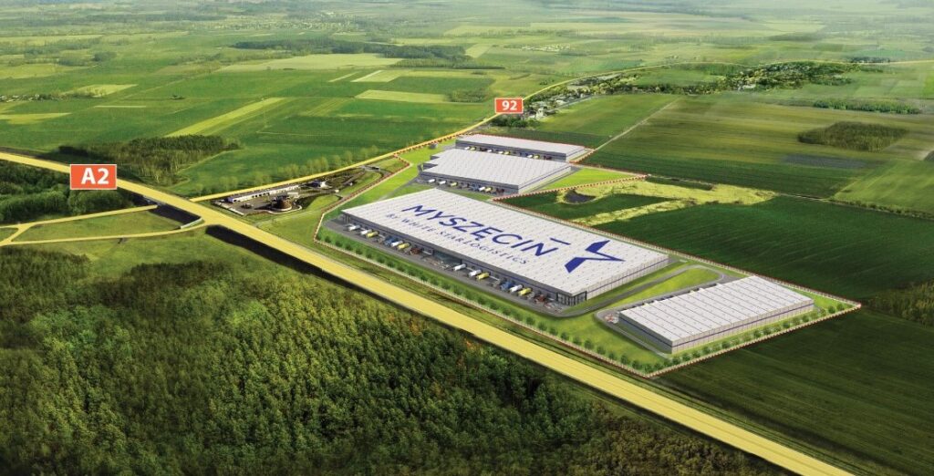 Park magazynowy White Star Logistics Myszęcin, Świebodzin, na wynajem