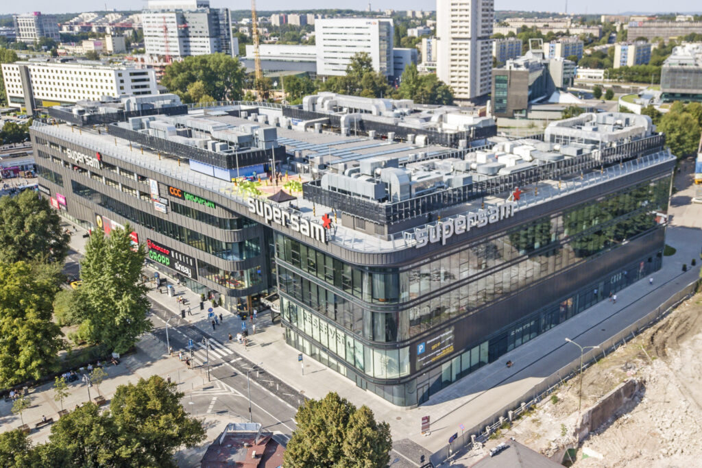 Supersam - budynek biurowo-handlowy, Katowice, na wynajem