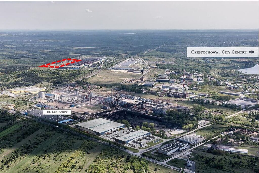 Wielkopowierzchniowe magazyny klasy A w Częstochowie, Częstochowa, na wynajem