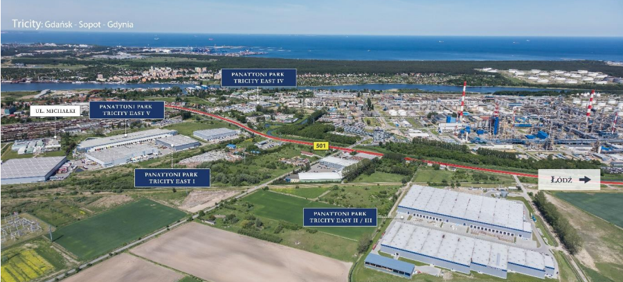 Magazyny w Gdańsku do wynajęcia przy s7 w Panattoni Park Tricity East VI, Gdańsk, na wynajem